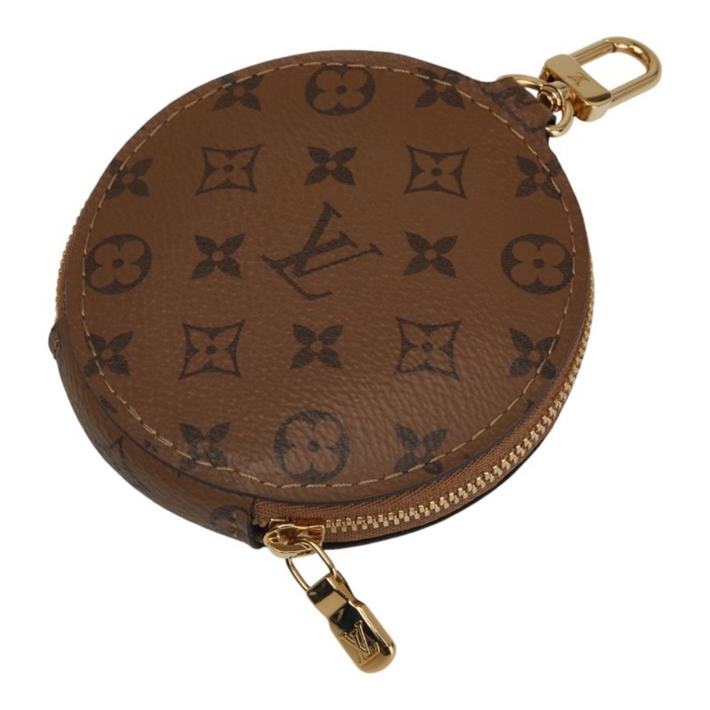Louis Vuitton Monogram Reverse Coin Case/Purse J02522 Brown PVC Women's LOUIS... - Picture 2 of 8